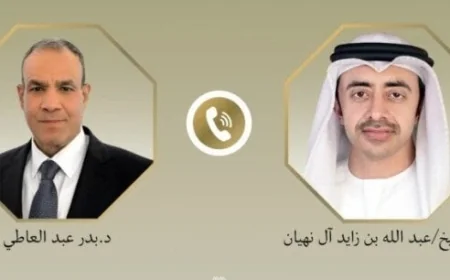 عبد العاطي ووزير إماراتي يؤكدان أهمية تسريع تنفيذ المرحلة الثانية من خطة ترامب