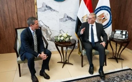 وزير البترول يتفاوض مع رئيس كابريكورن البريطانية لزيادة الاستثمارات في قطاع الطاقة بمصر