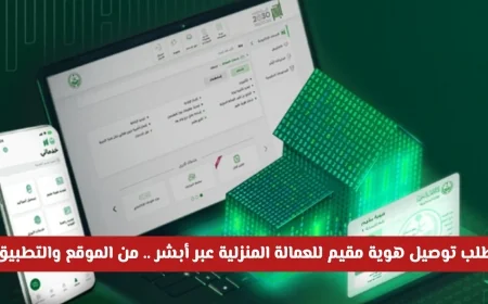 كيفية طلب توصيل هوية مقيم للعمالة المنزلية بسهولة عبر أبشر من الموقع والتطبيق
