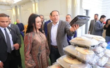 زيارة وزيرة التضامن لمقر إطعام جمعية الأورمان في إمبابة لتعزيز العمل الاجتماعي