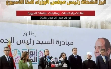 أهم فعاليات رئيس الوزراء هذا الأسبوع تشمل لقاءات واجتماعات متعددة