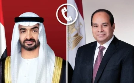 الرئيس السيسي يعبر عن تضامن مصر مع الإمارات والدول الشقيقة بعد الهجوم الإيراني