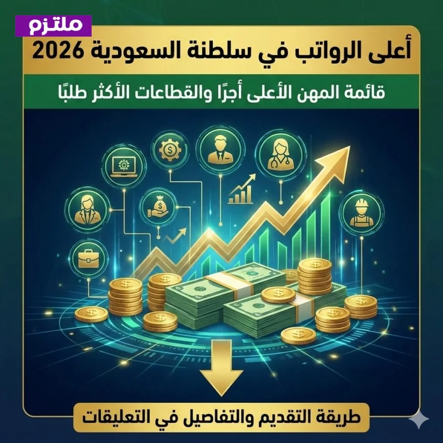 تعرف على أعلى الرواتب في السعودية لعام 2026 قائمة بالمهن الأعلى أجرًا والقطاعات الأكثر طلبًا