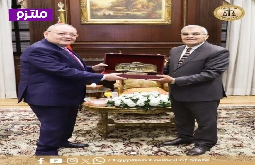 تهنئة مميزة من رئيس مجلس الدولة لرئيس مجلس الشيوخ بعد توليه المنصب