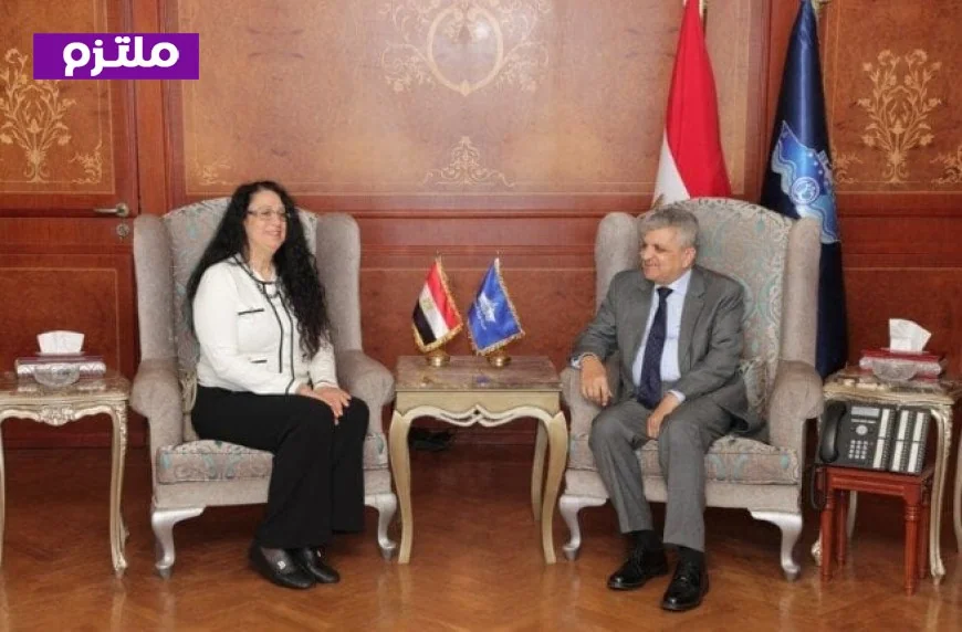 أسامة ربيع يستعرض مع وفد سيمنس آفاق التعاون المستقبلي في مجالات التدريب