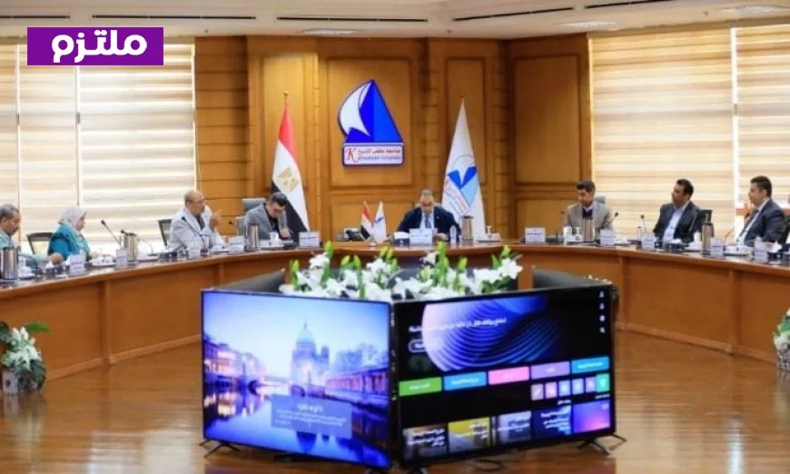 رئيس جامعة كفر الشيخ يسعى لتسهيل التحديات أمام الطلاب وأعضاء هيئة التدريس