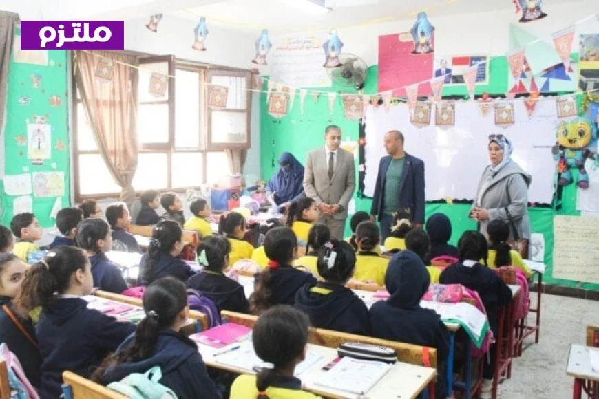 وكيل تعليم الجيزة يقوم بزيارات مفاجئة لمدارس العمرانية لمتابعة الانضباط المدرسي