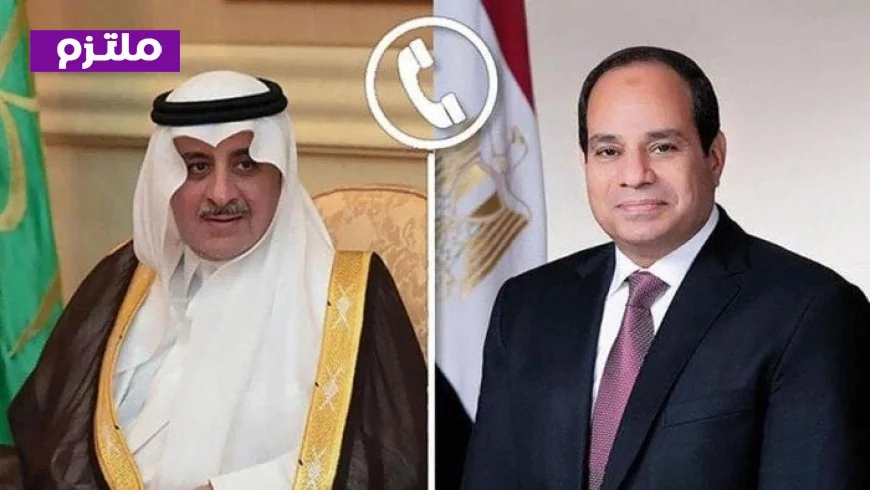 الرئيس السيسي يتلقى تهاني شهر رمضان من أمير منطقة تبوك عبر اتصال هاتفي