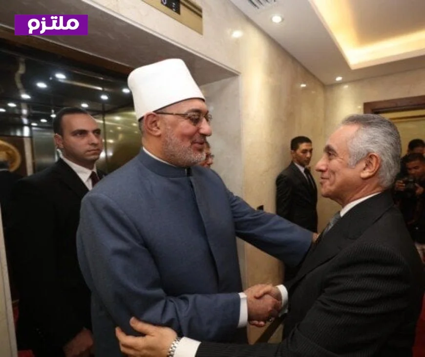 وزير العدل يلتقي بمفتي الجمهورية لتهنئته بتولي مهام منصبه الجديد