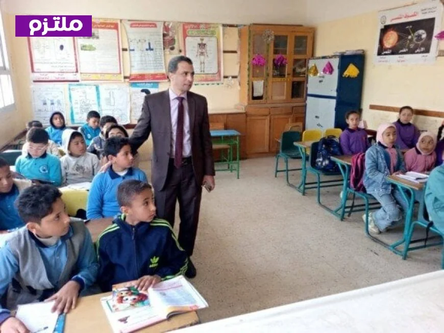 تفقد مدارس الرياض في كفر الشيخ لتعزيز انضباط الدراسة ومتابعة انتظام الطلاب