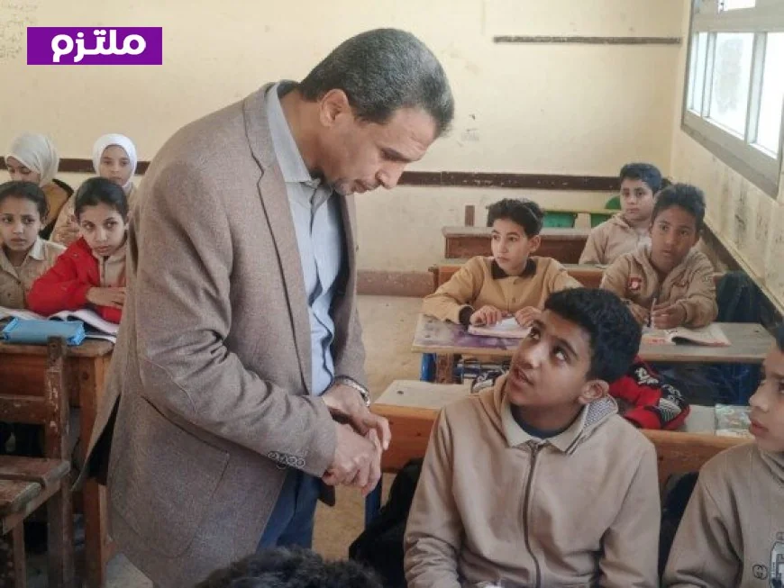 مدير تعليم كفر الشيخ يقوم بجولة تفقدية في مدارس شرق ويدعو لتنفيذ الأنشطة الطلابية