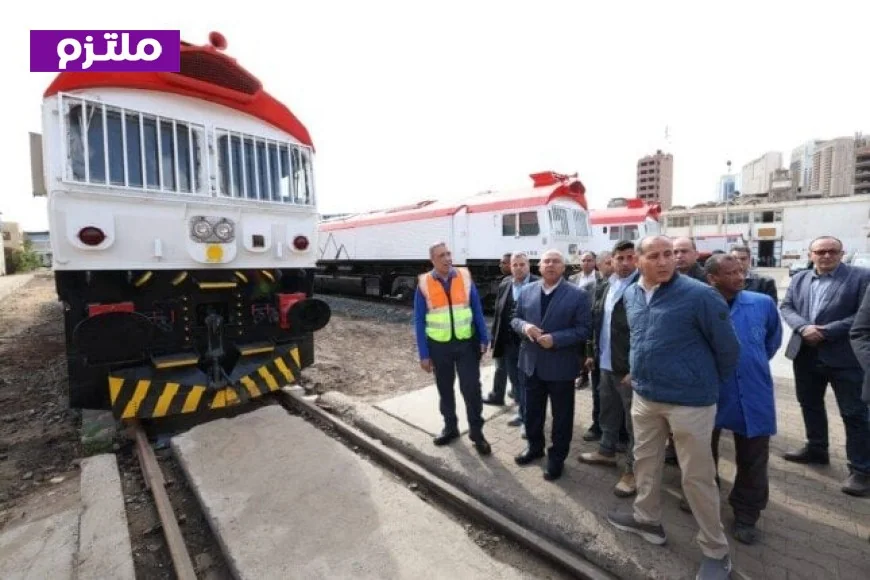 وزير النقل يقوم بجولة تفقدية في ورش إيرماس للصيانة ويشدد على التحقق من سلامة جرارات السكك الحديدية قبل خروجها