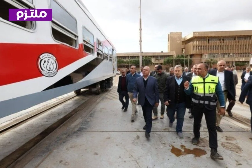 وزير النقل يعلن عن جهود مستمرة لخدمة الركاب خلال زيارة ورش كوم أبو راضي ومصنع كولواي