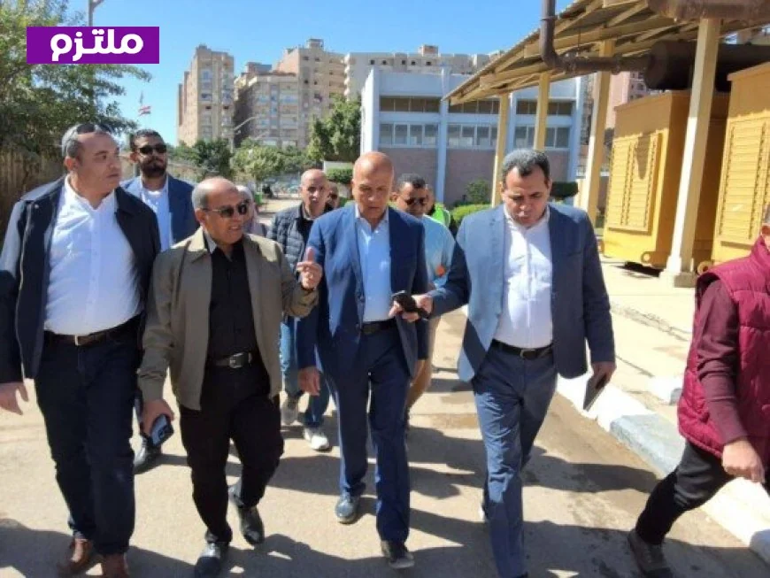 نائب وزيرة الإسكان يقوم بجولة تفقدية لمشروعات مياه الشرب والصرف الصحي في الفيوم