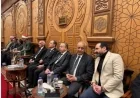 مصطفى بكري ورموز الدولة والإعلاميين يشاركون في عزاء شيخ الإذاعيين فهمي عمر صور