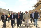 نائب وزيرة الإسكان يتفقد مشروعات الصرف الصحي في المنيا ضمن مبادرة حياة كريمة