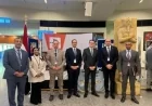 عمرو عثمان والسفير المصري في النمسا يطلقان معرض مكافحة الإدمان بالأمم المتحدة في فيينا