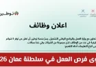 اكتشف أقوى فرص العمل في سلطنة عمان لعام 2026: وظائف شاغرة في مختلف القطاعات عبر منصة توطين