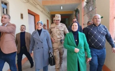 مدير تعليم القاهرة تتابع سير الاختبارات العسكرية والانضباط المدرسي في إدارة السيدة زينب