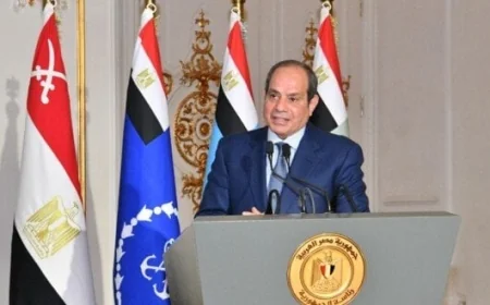 الرئيس السيسي يؤكد للشعب المصري الأمان الكامل لمصر وعدم قدرة أي أحد على الاقتراب منها