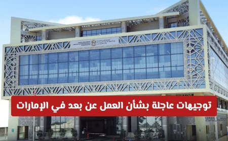 توجيهات هامة للعمل عن بعد في الإمارات للتصدي للظروف الطارئة