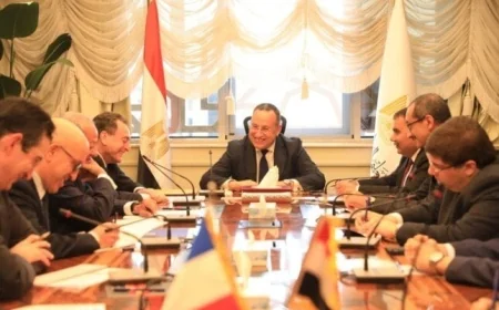 عبد العزيز قنصوة والسفير الفرنسي يبحثان سبل تعزيز الابتكار ودعم التعليم العالي في مصر