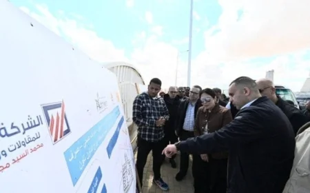 وزيرة الإسكان تراقب تقدم مشروع المرافق المهمة لأبراج الداون تاون وكوبري C19 في العلمين الجديدة