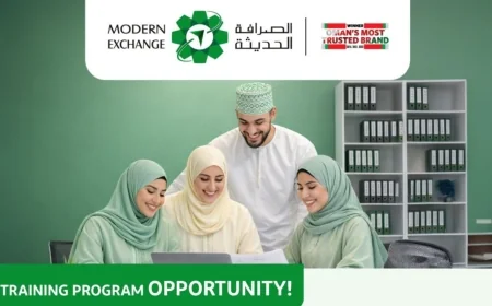 اكتشف برنامج التدريب الذهبي للخريجين في سلطنة عمان مع الصرافة الحديثة