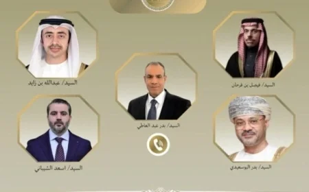 وزير الخارجية يجري اتصالات مكثفة مع نظرائه في السعودية والإمارات وعمان وسوريا لمتابعة التطورات الإقليمية الهامة