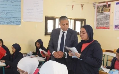 وكيل تعليم الجيزة يؤكد أن الانضباط والحضور هما مفتاحا جودة التعليم