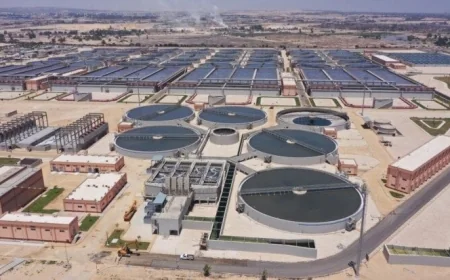 منحة بقيمة 400 ألف دولار لدعم استدامة محطة معالجة مياه الصرف بأبو رواش عبر إعداد الدراسات اللازمة