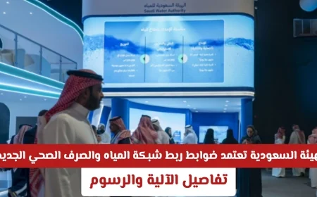 تفاصيل جديدة حول ضوابط الهيئة السعودية لربط شبكة المياه والصرف الصحي والرسوم المطلوبة