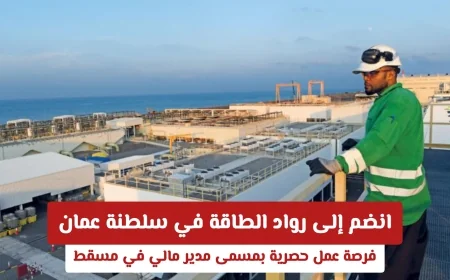 فرصة لا تعوض للانضمام إلى كبار قطاع الطاقة في عمان مدير مالي مطلوب في مسقط