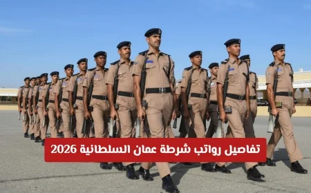 اكتشف رواتب شرطة عمان السلطانية 2026: الرتب والمزايا والسلالم الوظيفية