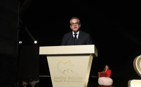 وزير الصحة يثني على إنجازات مجدي يعقوب في تحسين خدمات الرعاية القلبية