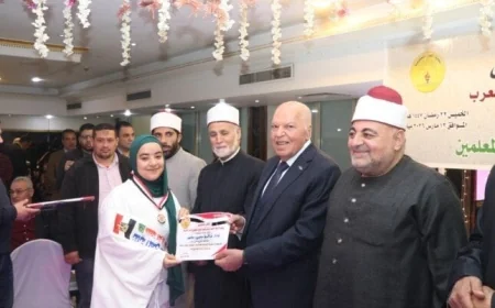 نقيب المعلمين يحتفي بتكريم 100 طالب وطالبة من حفظة القرآن الكريم من أبناء المعلمين