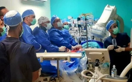 إجراء 112 عملية قسطرة لتبديل الصمام الأورطي بتقنية TAVI في محافظات التأمين الصحي الشامل