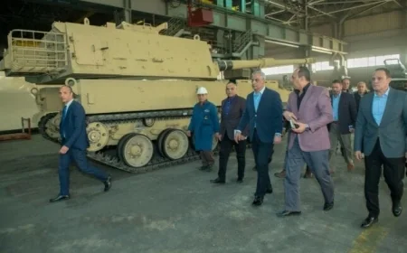 جمبلاط يقوم بجولة تفقدية في مصنع 200 الحربي ويصدر توجيهات هامة للإجراءات المستقبلية