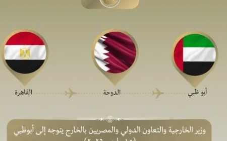 زيارة وزير الخارجية للإمارات لتعزيز التضامن العربي في مواجهة التصعيد الإيراني