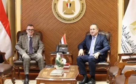 وزير التعليم العالي ووزير التخطيط يناقشان تعزيز الابتكار وفتح آفاق الربط بين الجامعات وسوق العمل