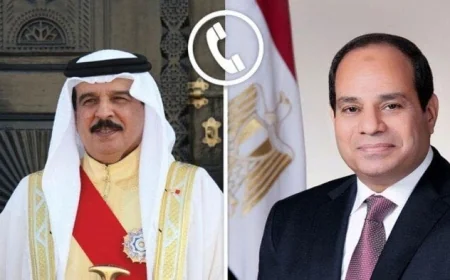 الرئيس السيسي يعبر عن دعم مصر الكامل للبحرين ودول الخليج في موقفها المتضامن