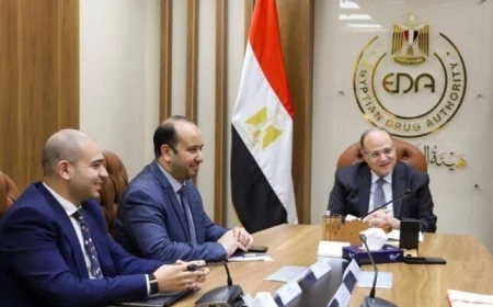 رئيس هيئة الدواء يتباحث مع وفد شركة تاكيدا العالمية لتعزيز البحث والتجارب الإكلينيكية في مجال الصحة