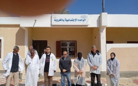 مبادرة صحية للثروة الحيوانية تصل شمال سيناء عبر قافلة مركز بحوث الصحراء إلى قرى الخروبة والسكاسكة