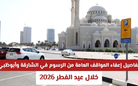 تعرف على تفاصيل مجانية المواقف العامة في الشارقة وأبوظبي خلال عيد الفطر 2026