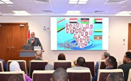 وزير الري يحتفي بالمتدربين الأفارقة من دول حوض نهر النيل والقرن الإفريقي