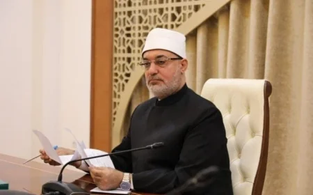 مفتي الجمهورية يقدم التهاني للرئيس السيسي بمناسبة عيد الفطر المبارك