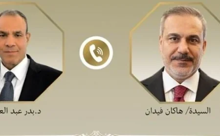 وزير الخارجية يبحث مع نظيره التركي الأوضاع الإقليمية ويشددان على ضرورة خفض التصعيد