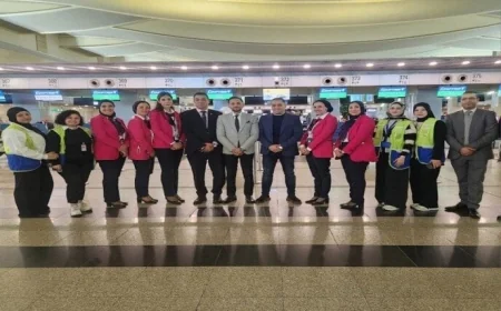 مطار القاهرة ينشر أجواء عيد الفطر السعيد بين الركاب والعاملين