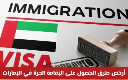 اكتشف أرخص الطرق للحصول على الإقامة الحرة في الإمارات وتوفير أموالك باتباع هذه الخطوات