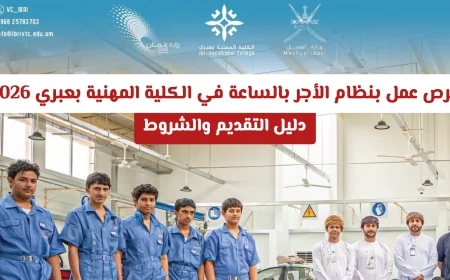 اغتنم فرصة العمر: انضم لطاقم التدريس في الكلية المهنية بعبري وسجل الآن
